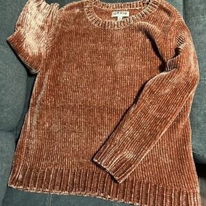 Orvis Women's Velvet Crew Neck Sweater - Rust